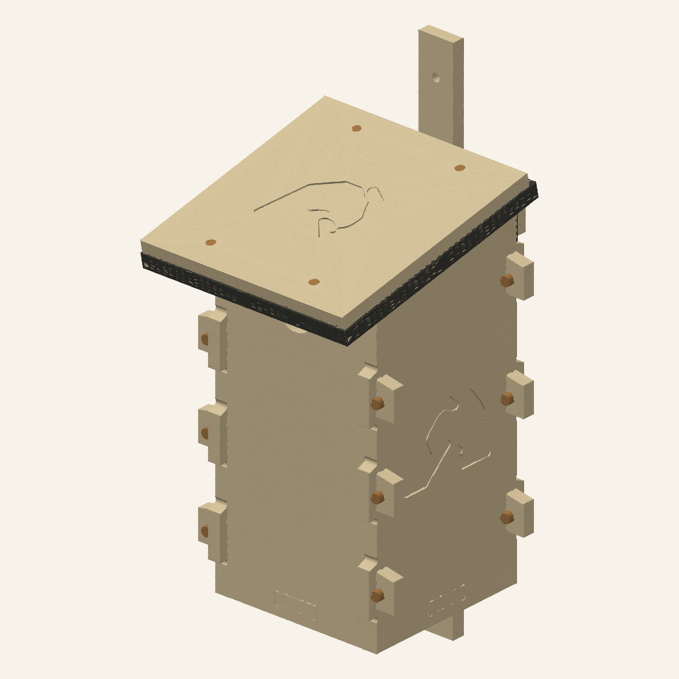 CNC Design 2, Medium box, front entry, as a turning 3D model